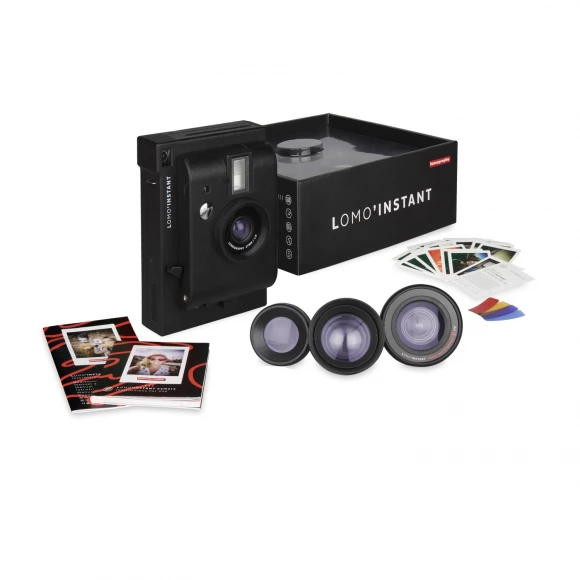 lomo instant mini and lenses black